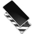 Black and White Geometric Stripes Galaxy A32 5G Clear Case