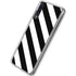 Black and White Geometric Stripes Galaxy A50 Clear Case