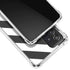 Black and White Geometric Stripes Galaxy A52 5G Clear Case