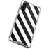 Black and White Geometric Stripes Galaxy A54 5G Clear Case