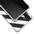 Black and White Geometric Stripes Galaxy A54 5G Clear Case