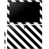Black and White Geometric Stripes Galaxy Book 12in Skin