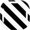 Black and White Geometric Stripes Galaxy Buds Live Skin