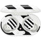 Black and White Geometric Stripes Galaxy Buds Plus Skin