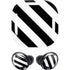 Black and White Geometric Stripes Galaxy Buds Pro Skin