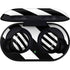 Black and White Geometric Stripes Galaxy Buds Skin