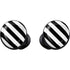 Black and White Geometric Stripes Galaxy Buds Skin