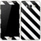 Black and White Geometric Stripes Galaxy J7 Skin