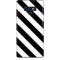 Black and White Geometric Stripes Galaxy Note 9 Skin