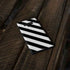 Black and White Geometric Stripes Galaxy Note 9 Skin
