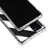 Black and White Geometric Stripes Galaxy Note20 5G Clear Case