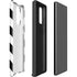 Black and White Geometric Stripes Galaxy Note20 5G Pro Case