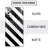 Black and White Geometric Stripes Galaxy Note20 5G Skin