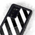 Black and White Geometric Stripes Galaxy Note20 5G Waterproof Case
