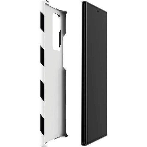 Black and White Geometric Stripes Galaxy Note20 Ultra 5G Lite Case