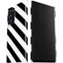 Black and White Geometric Stripes Galaxy Note20 Ultra 5G Lite Case