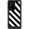 Black and White Geometric Stripes Galaxy Note20 Ultra 5G Waterproof Case