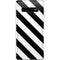 Black and White Geometric Stripes Galaxy S10 Plus Skin