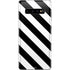 Black and White Geometric Stripes Galaxy S10 Plus Skin