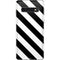 Black and White Geometric Stripes Galaxy S10 Skin