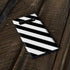 Black and White Geometric Stripes Galaxy S10 Skin