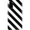 Black and White Geometric Stripes Galaxy S20 Lite Case