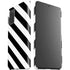 Black and White Geometric Stripes Galaxy S20 Lite Case