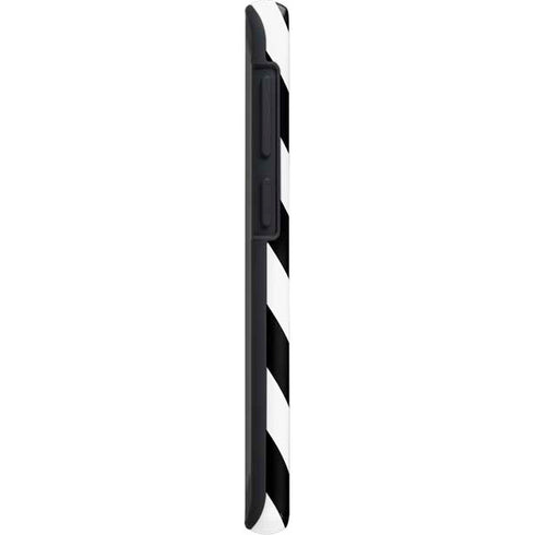 Black and White Geometric Stripes Galaxy S20 Plus Pro Case