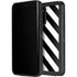 Black and White Geometric Stripes Galaxy S20 Plus Waterproof Case