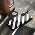 Black and White Geometric Stripes Galaxy S20 Pro Case