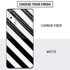 Black and White Geometric Stripes Galaxy S20 Skin