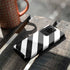 Black and White Geometric Stripes Galaxy S20 Ultra 5G Pro Case