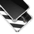 Black and White Geometric Stripes Galaxy S21 FE Clear Case
