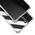 Black and White Geometric Stripes Galaxy S21 Plus 5G Clear Case
