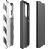 Black and White Geometric Stripes Galaxy S21 Plus 5G Pro Case