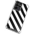 Black and White Geometric Stripes Galaxy S21 Ultra 5G Clear Case