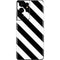 Black and White Geometric Stripes Galaxy S21 Ultra 5G Skin