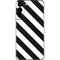 Black and White Geometric Stripes Galaxy S22 Plus Skin