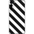 Black and White Geometric Stripes Galaxy S22 Plus Skin