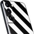 Black and White Geometric Stripes Galaxy S22 Plus Skin