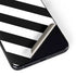 Black and White Geometric Stripes Galaxy S22 Plus Skin