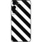 Black and White Geometric Stripes Galaxy S22 Skin