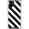 Black and White Geometric Stripes Galaxy S22 Ultra Clear Case
