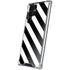 Black and White Geometric Stripes Galaxy S22 Ultra Clear Case