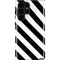 Black and White Geometric Stripes Galaxy S22 Ultra Pro Case
