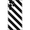 Black and White Geometric Stripes Galaxy S22 Ultra Skin