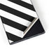 Black and White Geometric Stripes Galaxy S22 Ultra Skin