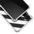 Black and White Geometric Stripes Galaxy S23 Clear Case