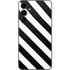 Black and White Geometric Stripes Galaxy S23 FE Skin