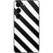 Black and White Geometric Stripes Galaxy S23 Skin